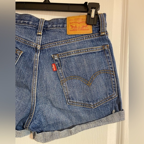 Levi’s 501 White Oak Cone Button-fly Denim Jean Shorts Size 27 - Picture 7 of 11